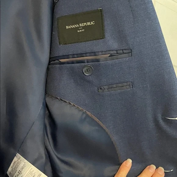 Banana Republic Navy Suit